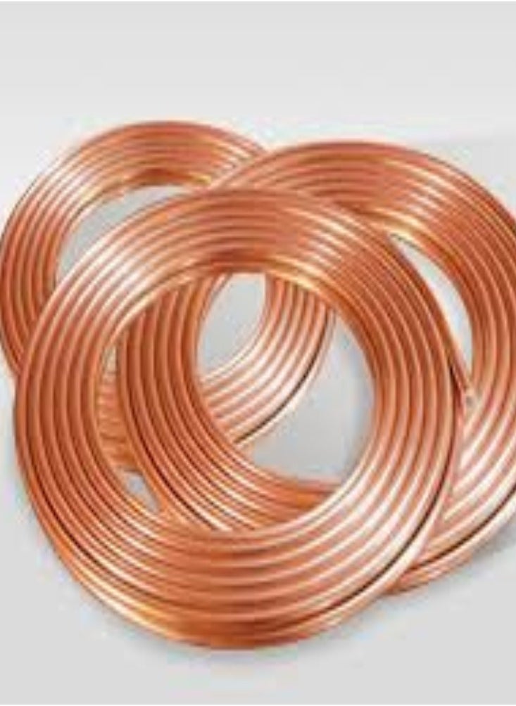 KNP - KNP Soft Copper Coil 1/4 inch x 50 feet is a versatile and high quality copper tubing used in a variety of applications such as refrigeration air conditioning plumbing and other mechanical systems. - Image 1