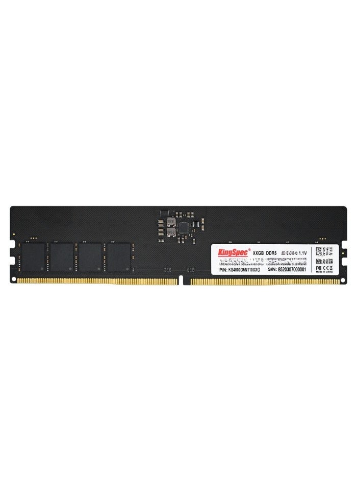 كينجس بيك - ذاكرة الوصول العشوائي DDR5 سعة 16 جيجابايت لسطح المكتب وذاكرة الوصول العشوائي (RAM) ذات 288 دبوسًا DIMM بسرعة 5600 ميجاهرتز متوافقة مع نظام Intel وAMD - Image 1