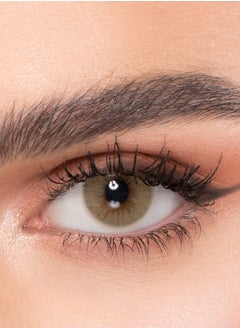 Naturel Natural Brand Contact Lenses - Monthly Lenses - Core Jade Color - Pair in Box with Lens Case  - Image 1