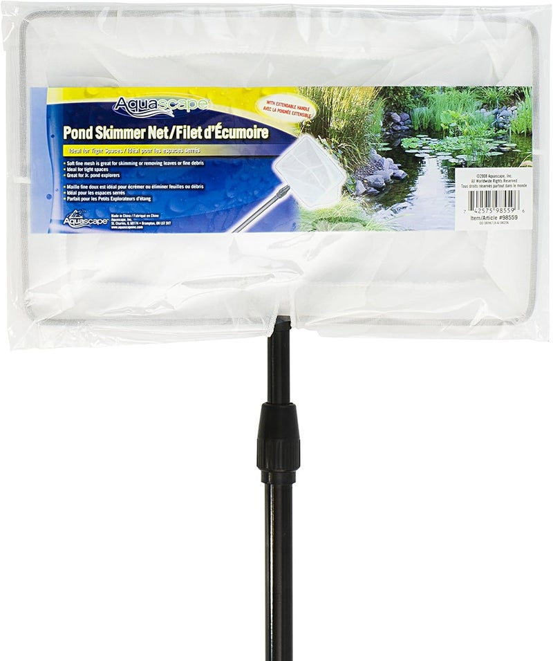 Aquascape 98559 Pond and Debris Skimmer Net 32Inch Extendable Handle  White - Image 1