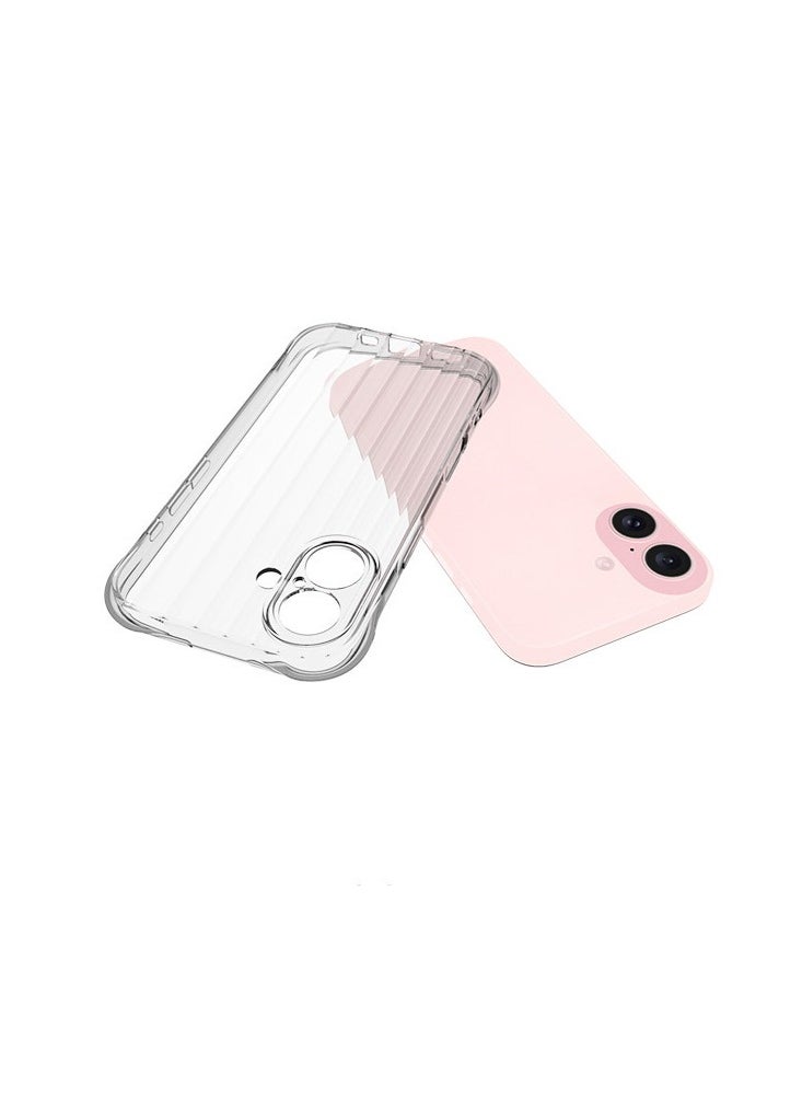 URBBKING Soft Flexible TPU Anti-Shock Slim Transparent Back Cover For iPhone 16  - Image 1