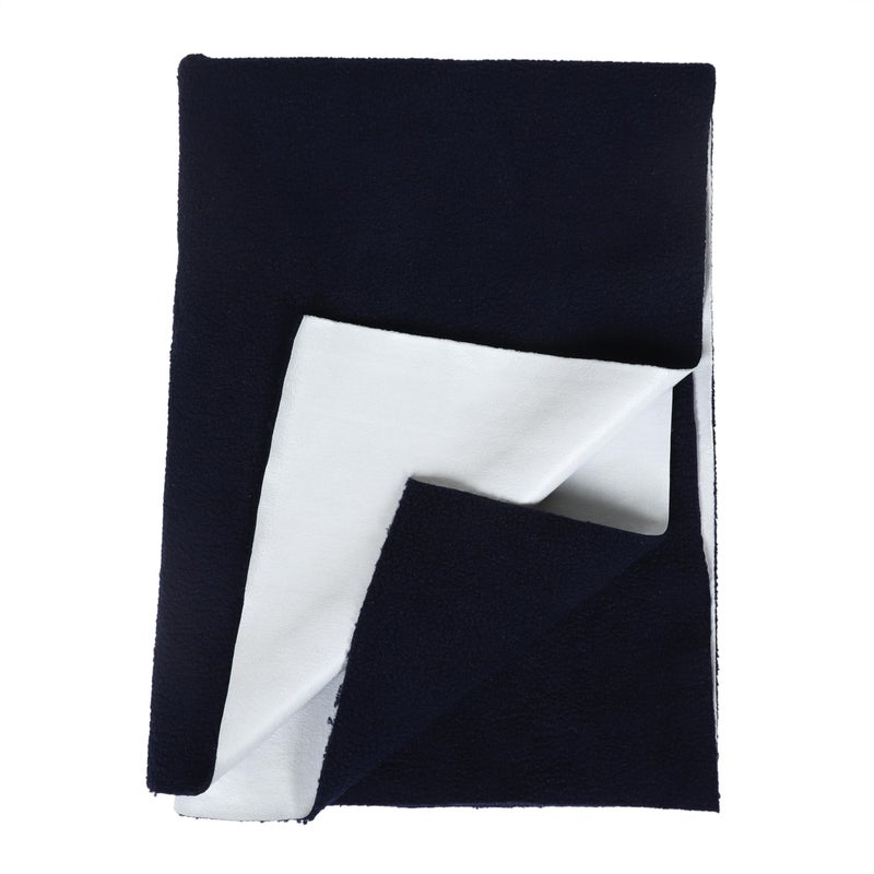Modern Heados Anti-Piling Fleece Extra Absorbent Quick Dry Sheet for New Born Babies, Cotton Bed Protector Mattress, Reusable Waterproof Baby Cot Sheet (Black, Large) - Image 5