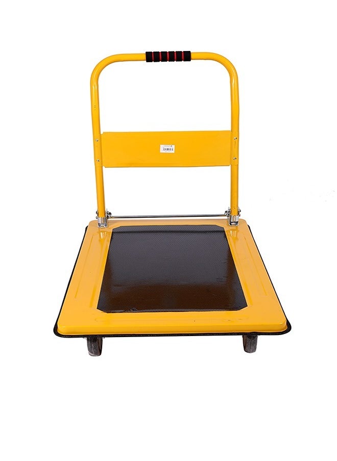 LAWAZIM - Push Cart Dolly-300kg- Heavy-duty Folding Hand Platform Truck with Smooth Rolling Wheels and Foldable Handle -for Construction and Material Handling, Warehouse Transport, and Industrial Moving - Image 1