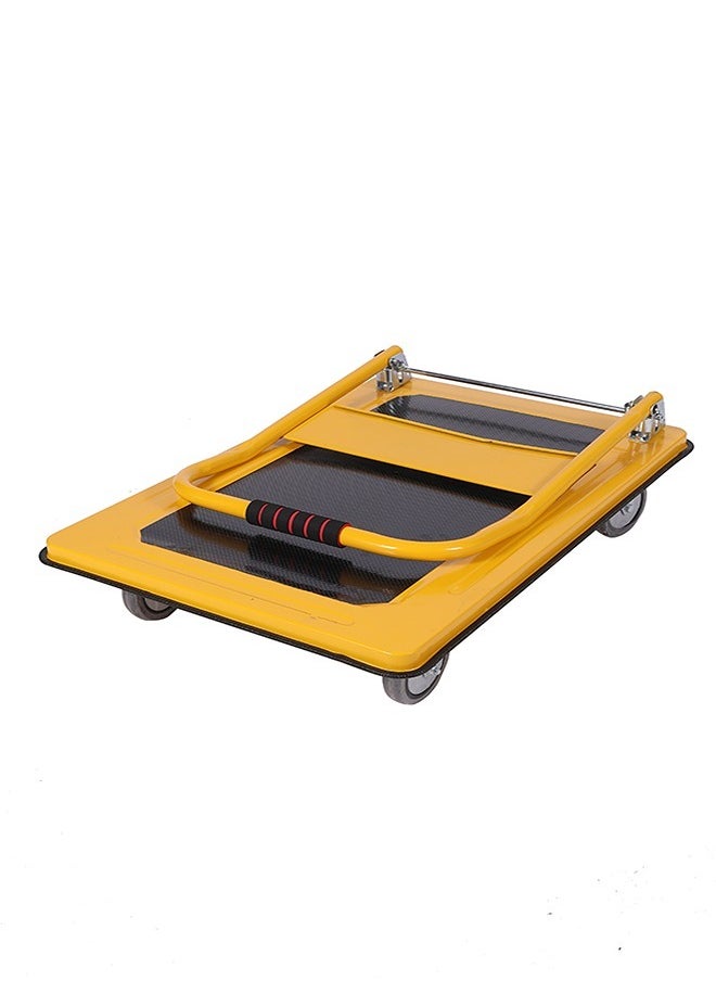 LAWAZIM - Push Cart Dolly-300kg- Heavy-duty Folding Hand Platform Truck with Smooth Rolling Wheels and Foldable Handle -for Construction and Material Handling, Warehouse Transport, and Industrial Moving - Image 1