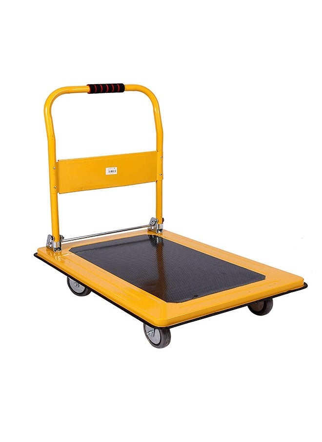 LAWAZIM - Push Cart Dolly-300kg- Heavy-duty Folding Hand Platform Truck with Smooth Rolling Wheels and Foldable Handle -for Construction and Material Handling, Warehouse Transport, and Industrial Moving - Image 1