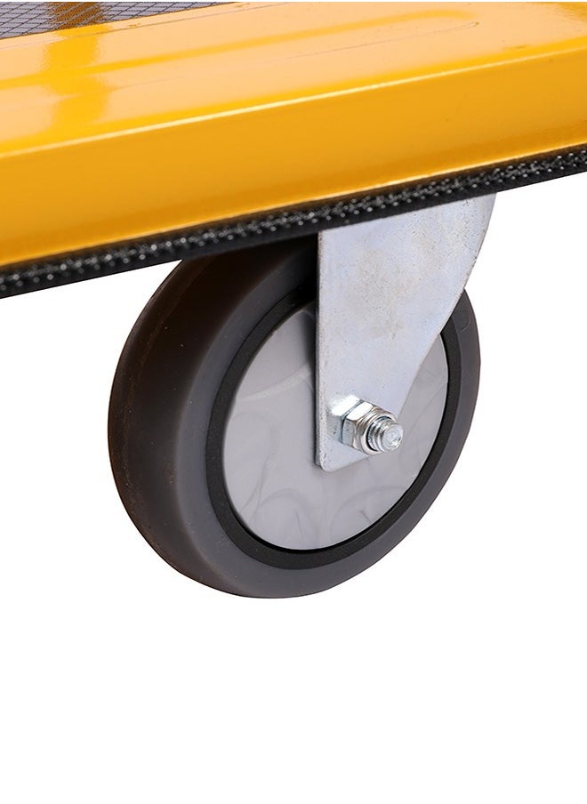 LAWAZIM - Push Cart Dolly-300kg- Heavy-duty Folding Hand Platform Truck with Smooth Rolling Wheels and Foldable Handle -for Construction and Material Handling, Warehouse Transport, and Industrial Moving - Image 1