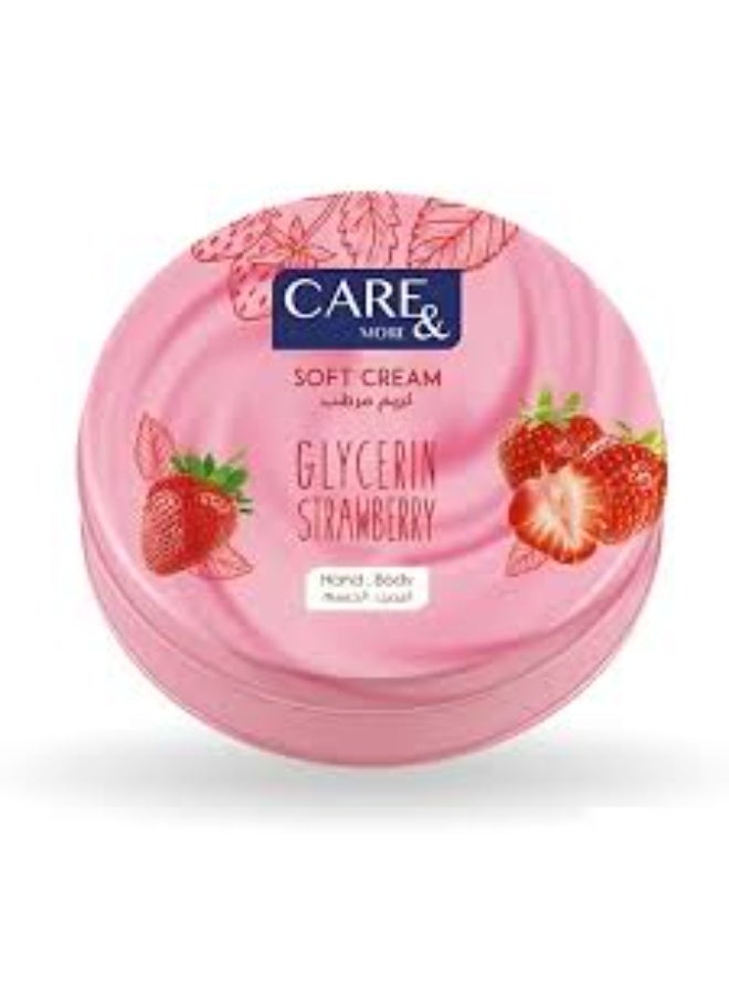 Soft Cream With Glycerin Strawberry Pink 75ml