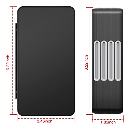 HEIYING Game Card Case Holder Compatible with Nintendo Switch 2 / OLED / Lite ,Portable Memory Card Storage Case with 96 Games Cards Slots and 24 Micro SD Cards Slots - Image 5