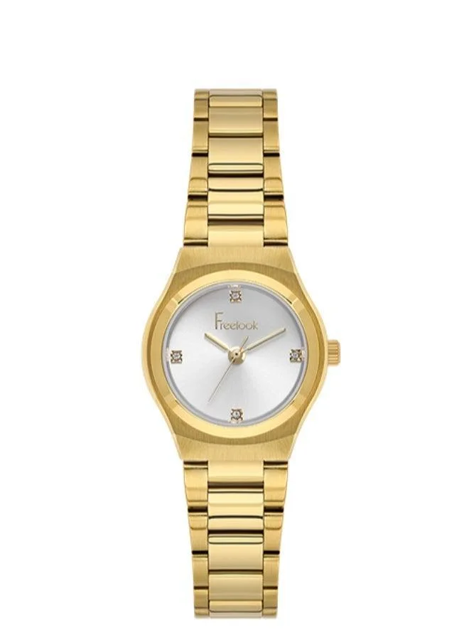 Freelook Paris Freelook - Jolie Women's Watch | Steel Case | Stainless Steel Band | Silver & Round Dial | Analog | Japanese Quartz | Mineral Glass | Premium Luxury Watch | Ideal Gift | Water Resistant 50 Meters