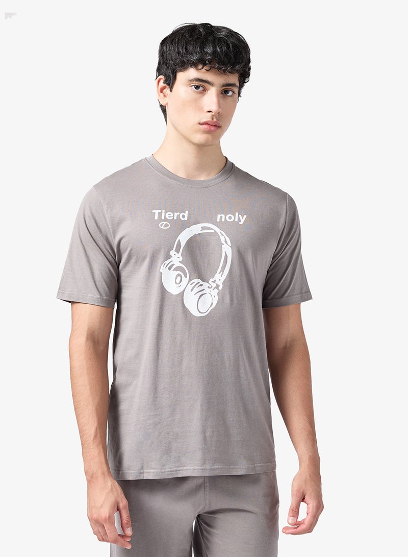 سفنتي فايف طقم بيجامة تي شيرت وشورت - Image 4