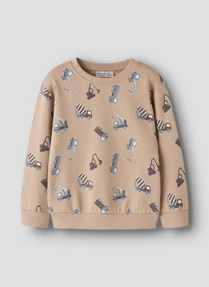 Name It Kids All Over Printed Pullover Sweatshirt