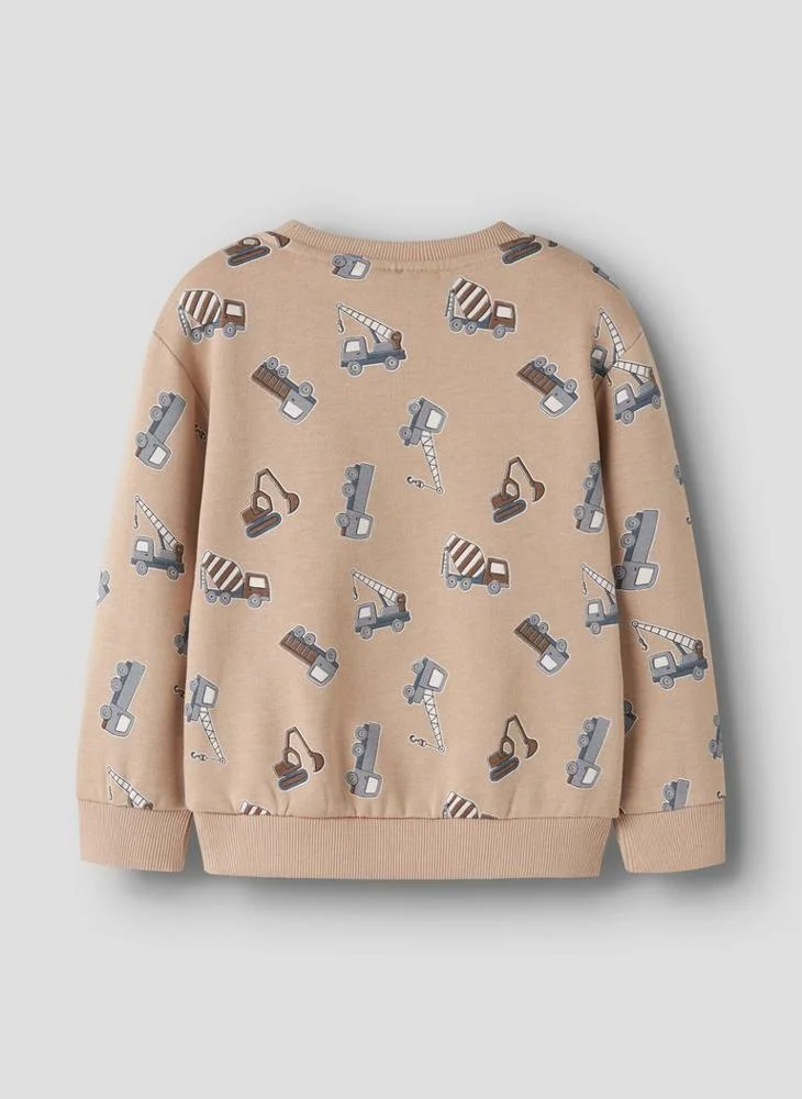 Name It Kids All Over Printed Pullover Sweatshirt