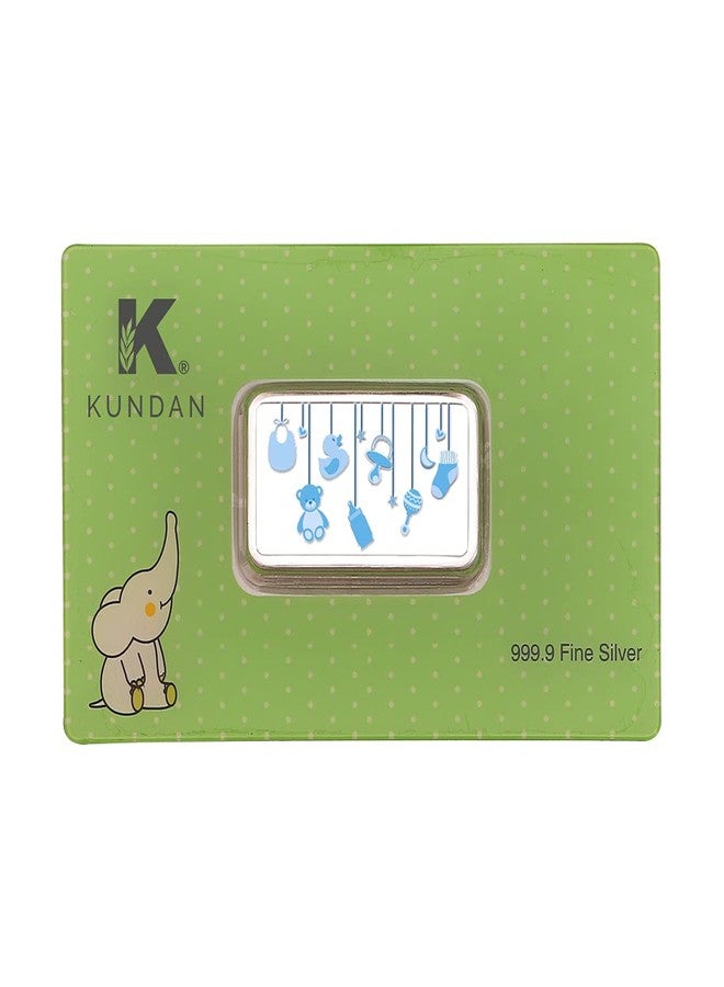 Kundan 20g (999.9) Baby Boy Silver Colour Bar - Image 3