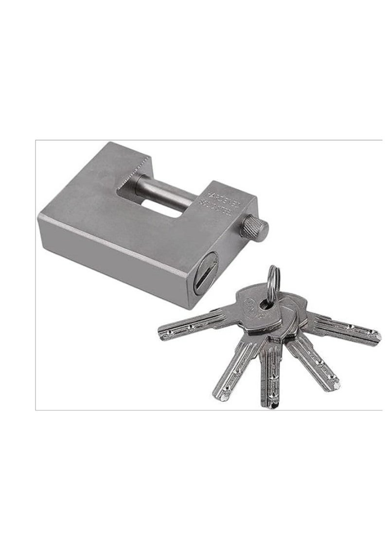 Generic - Stainless Steel Shutter Lock (5 Keys) - Image 1