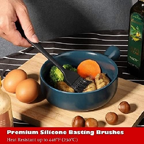MOBDESK Food Grade Silicone Rubber Spatula Set for Baking Cooking and Mixing High Heat Resistant Non Stick Cookware Stainless Steel Core Dishwasher Safe BPAFree Baking BPA Free Seamless Design 6 pcs - Image 4
