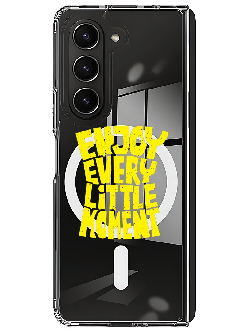 Theodor Magnetic Case for Samsung Galaxy Z Fold 5 Compatible with MagSafe Wireless Charging, Shockproof Phone Bumper Cover enjoy every - Image 1