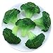Gresorth Gresorth 6pcs Fake Broccoli Slice Decoration Artificial Vegetable for Home Kitchen Shop Learning Food Model - Green  - Image 2