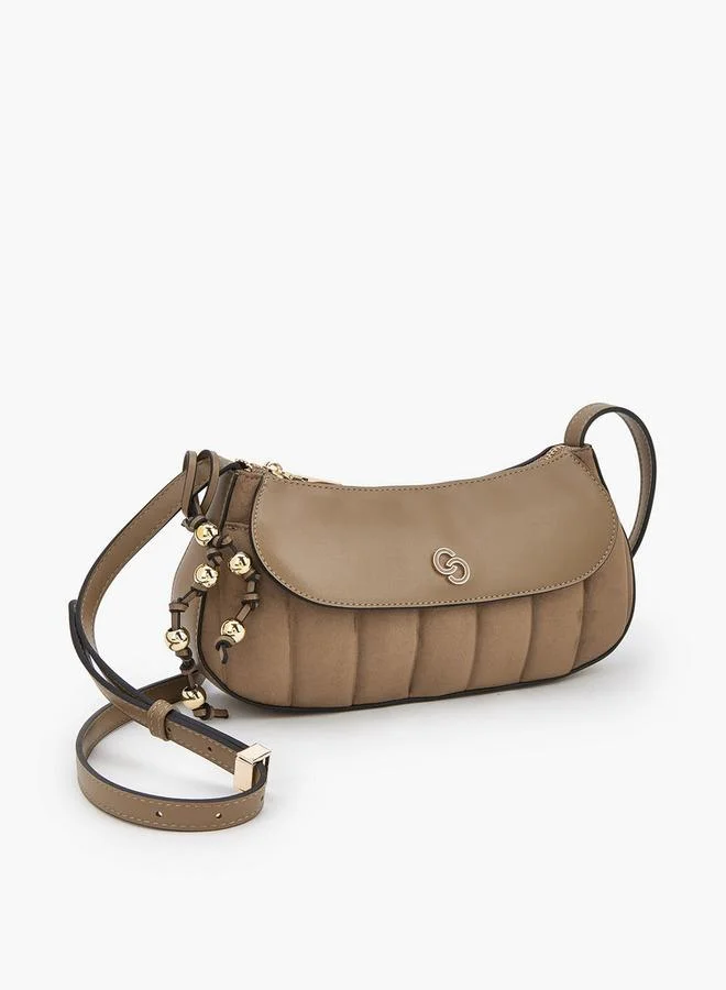 Celeste Panelled Crossbody Bag with Zip Closure