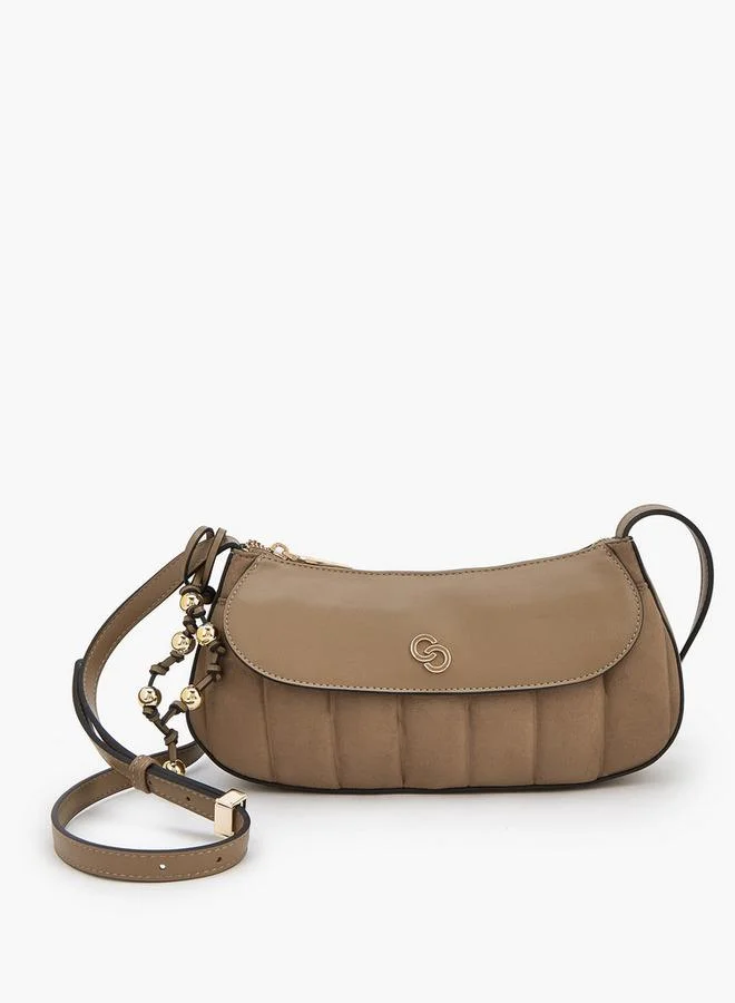 Celeste Panelled Crossbody Bag with Zip Closure