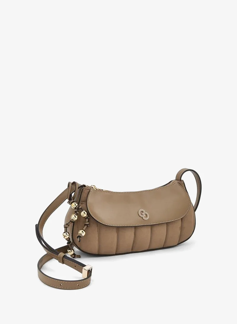 Celeste Panelled Crossbody Bag with Zip Closure