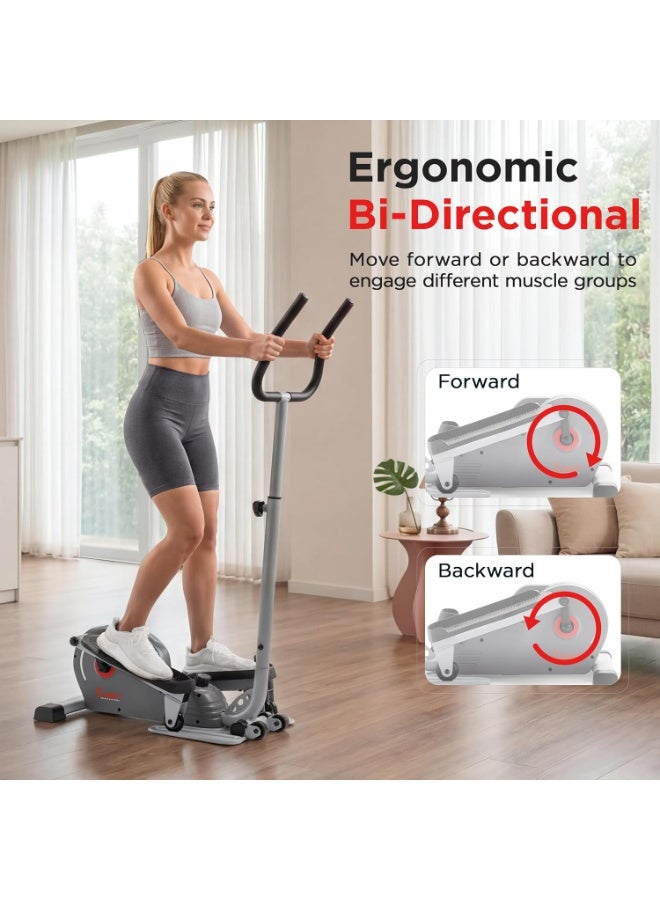 Sunny Fully Assembled Magnetic Under Desk Elliptical Peddler, Portable Mini Elliptical, Foot & Leg Pedal Exerciser, Optional with Handlebars - Image 4