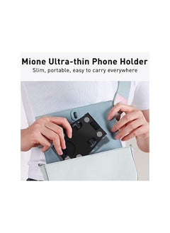 MiOne Phone Stand for Desk, Mione Foldable Adjustable Angle and Height Desktop Phone Holder, Portable Phone Mount Compatible with iPhone, All Mobile Phones, Switch, Tablets (4''-10'')  - Image 3