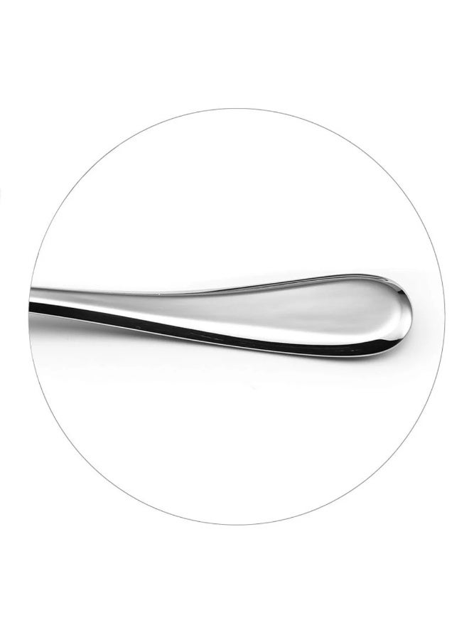 Amefa Drift Desert Spoon Set of 12 Pieces 18/10 Stainless Steel High Gloss Polished Silver Dessert Spoons Modern European Cutlery with Teardrop Shaped Slanted Handle Elegant Flowing Design Premium Tableware for Home Dining Hotels Restaurants Cafes Catering Events Dishwasher Safe Corrosion Resistant Scratch Resistant Balanced Weight Comfortable Grip Ideal for Desserts Cakes Ice Cream Fruits Coffee Service Special Occasions Daily Use Supplied in Original Amefa C&C Box Authentic Quality Craftsmanship from Amefa - Image 3