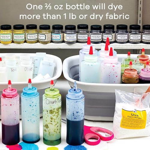 Jacquard Procion Tie Dye Powder Fire Engine Red 2/3oz Jar - Powder Dye for Tie Dye - Permanent & Washfast Powder Tie Dye - Use as Ice Tie Dye Powder, Cold Water Dye for Fabric & Clothing Dye - Image 4