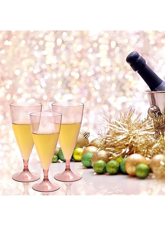 Lemonzza Lemonzza Travel Picnic Glass 5pcs Set Folding Style Plastic Champagne Glasses Suitable for Outdoor Reusable Camping Perfect for Picnic Glass 5pcs Set Folding Style Plastic  - Image 4