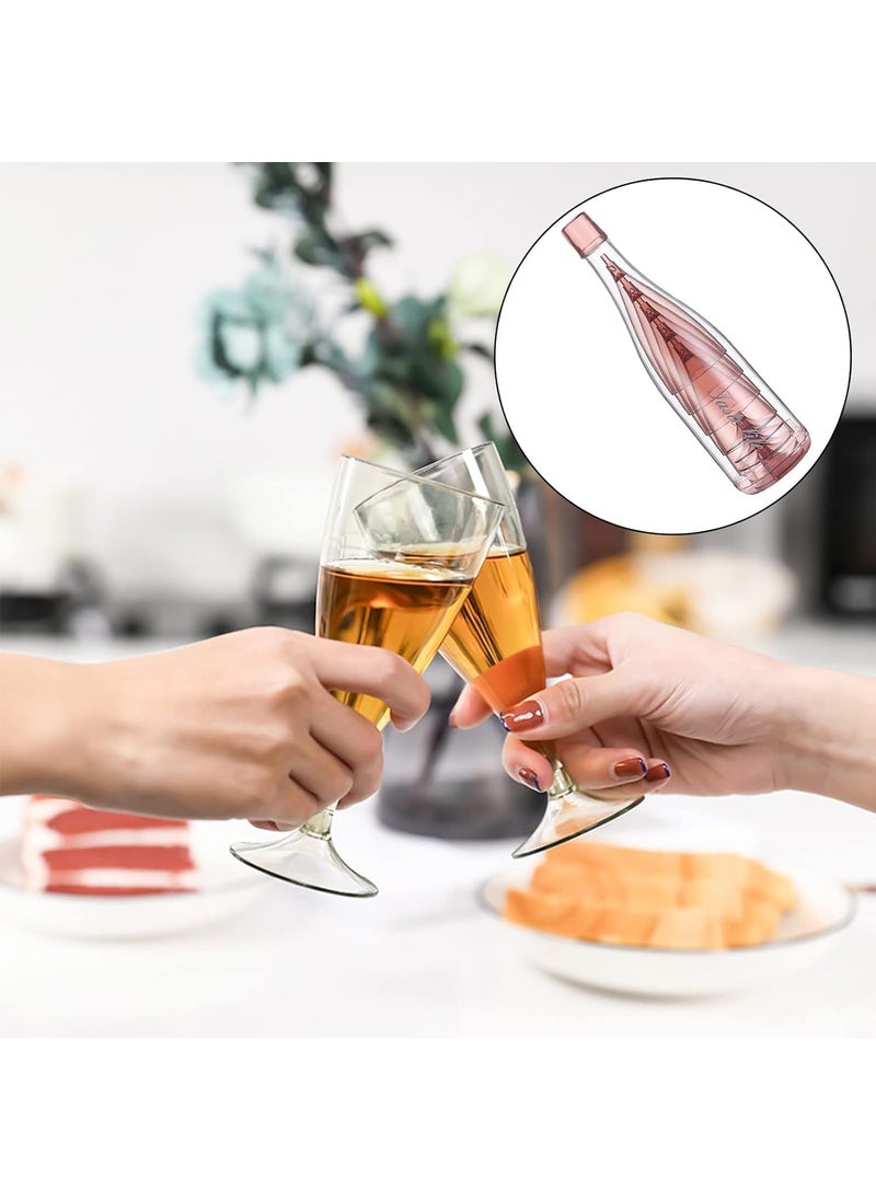 Lemonzza Lemonzza Travel Picnic Glass 5pcs Set Folding Style Plastic Champagne Glasses Suitable for Outdoor Reusable Camping Perfect for Picnic Glass 5pcs Set Folding Style Plastic  - Image 5