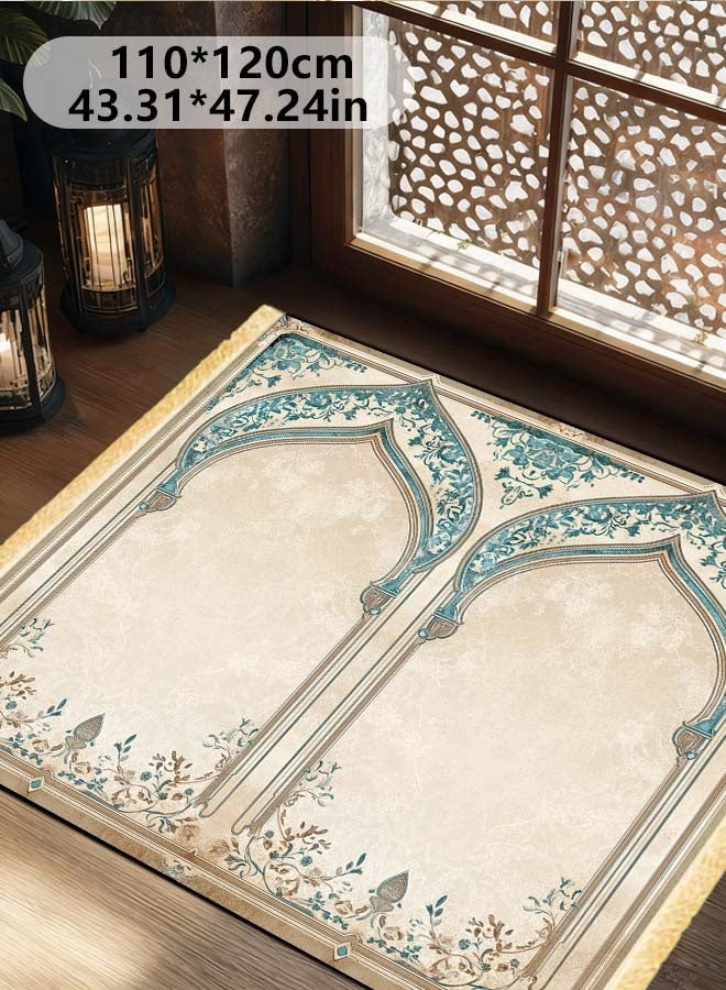 سجادات الصلاة متعددة الأشخاص مع قاع مضاد للانزلاق - Image 5