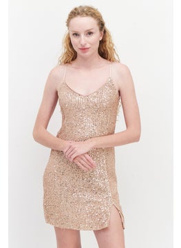 1 State Women Textured Mini Dress, Pink  - Image 1
