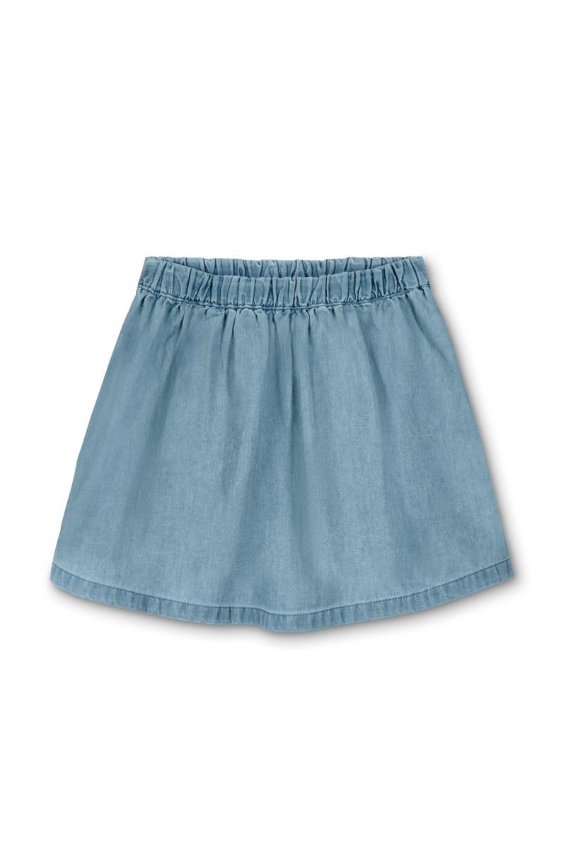 Tchibo Kids  Girl Denim Mini Skirt, Light Blue  - Image 2