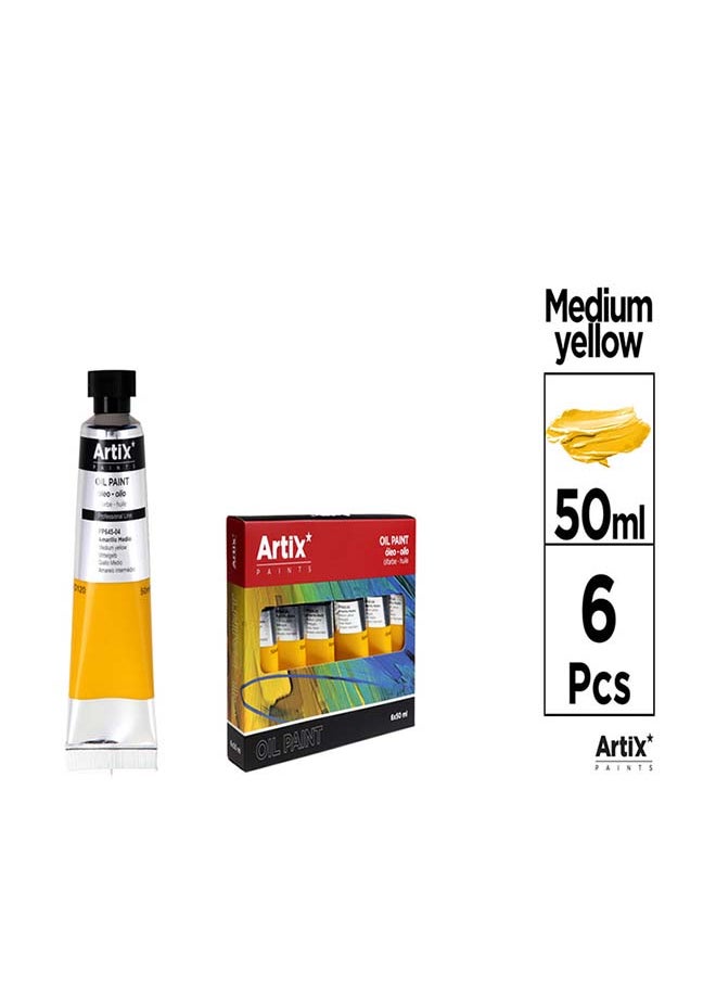 Artix Oil Paint Set - Medium Yellow 