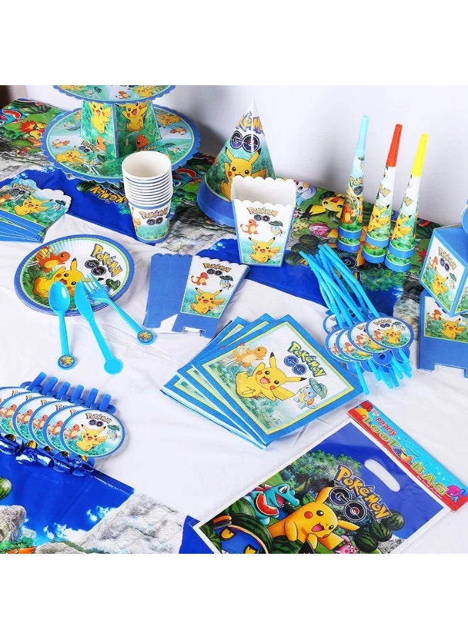 general Boys and Girls Birthday Party Decoration Disposable Supplies Theme Set - Image 3