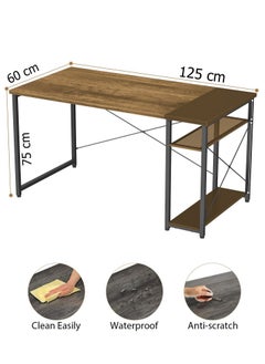 Home Gallery Office Desk Modern Style with Shelves 120 cm  - Image 2