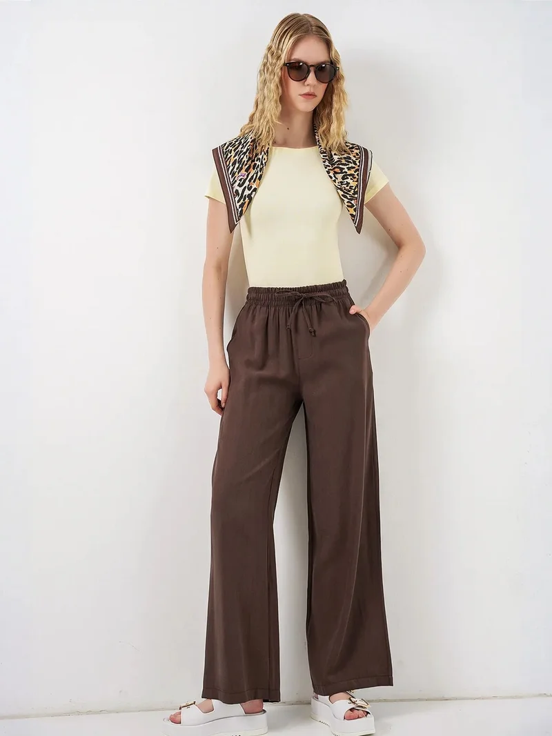 بيغ دارت BDART High Waist Wide Leg Trousers with Pocket