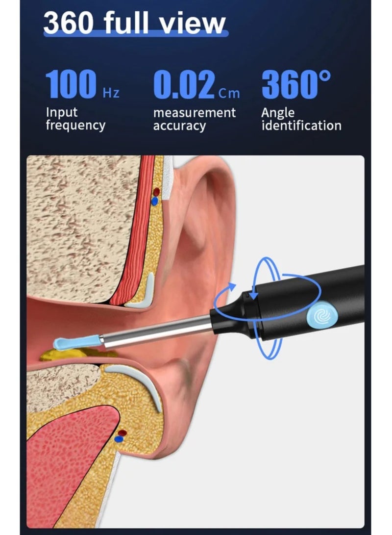 AROAQ Personal Care Visual Cleaning Endoscope WIFI Video Otoscope Camera Ear Wax Removal Ear Endoscope  - Image 2