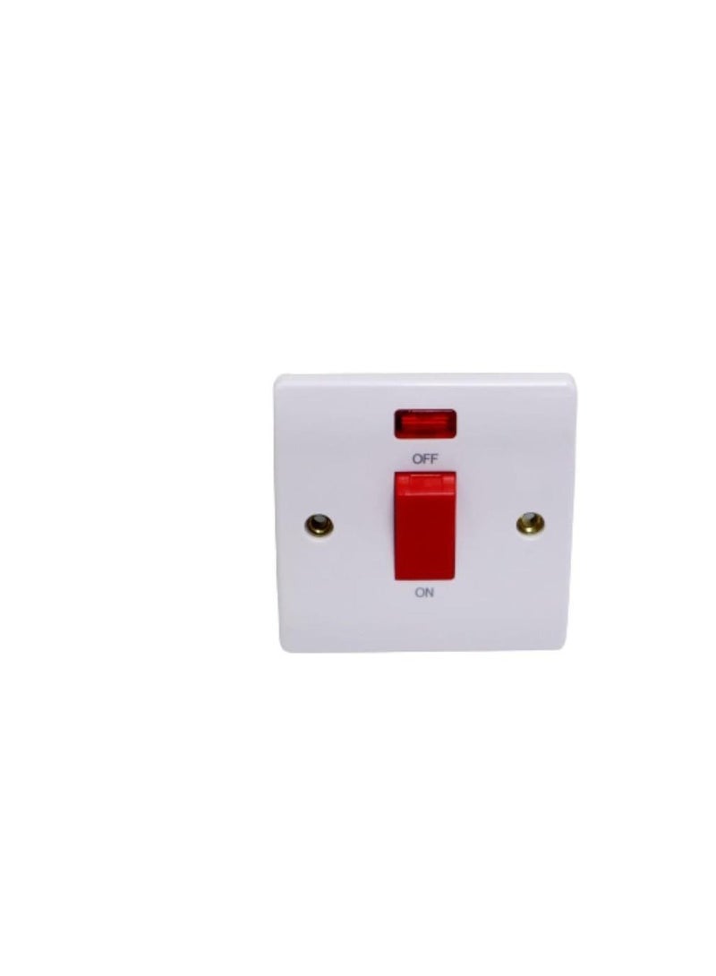 Admore 20A DP Switch With Neon White