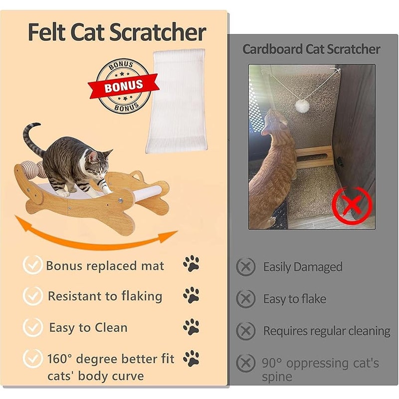 Cat Scratcher Pad for Indoor Cats Hammock for Scratching Pad Cat Chair Scratch Post for Large Cats Scratcher Lounge - Image 2