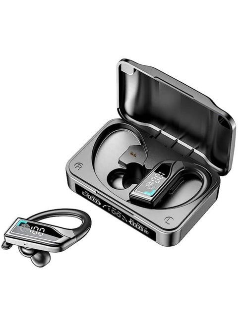 Digital Display Touch-Control Wireless Bluetooth Earphones TWS-Headphones in Ear Earbuds Headset Withear Hooks for Training I