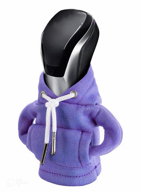 Gear hoodie, A stylish gear stick cover for the transmission and a purple color that adds more luxury to your car.