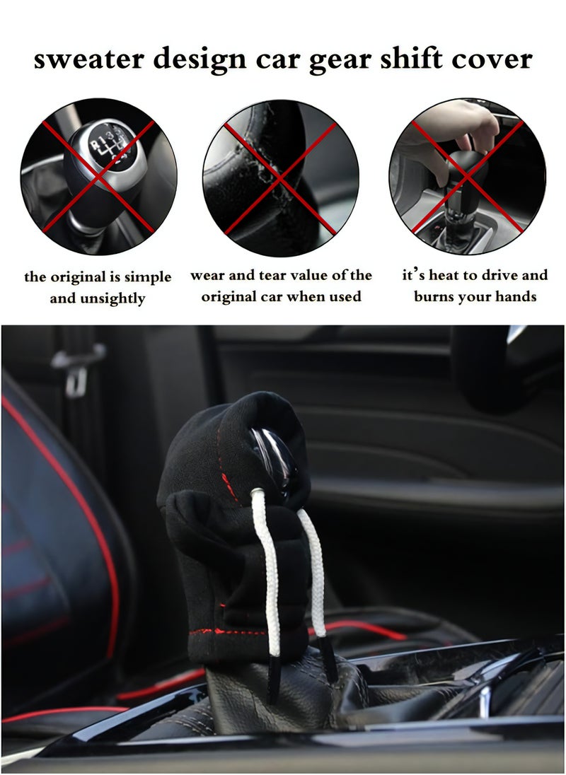 Gear hoodie, A stylish gear stick cover for the transmission and a purple color that adds more luxury to your car.