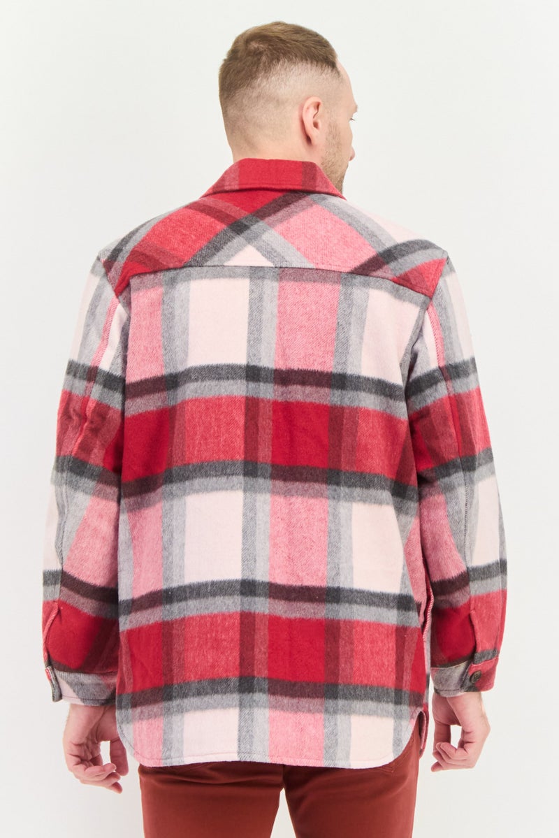 Asos Design Men Oversized Checkered Jacket Shirts, Multicolor - Image 4