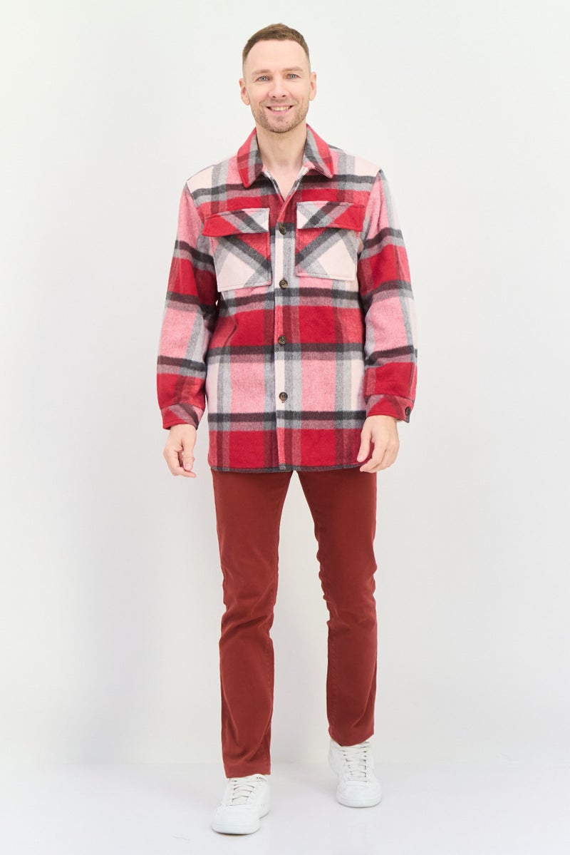 Asos Design Men Oversized Checkered Jacket Shirts, Multicolor - Image 2