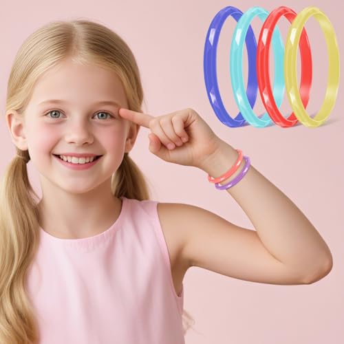 STOBOK 18Pcs Bangle Bracelets Kids Bangles Cute Candy Color Bracelets Costume Jewelry Party Favors for Children Women Girls - Image 5