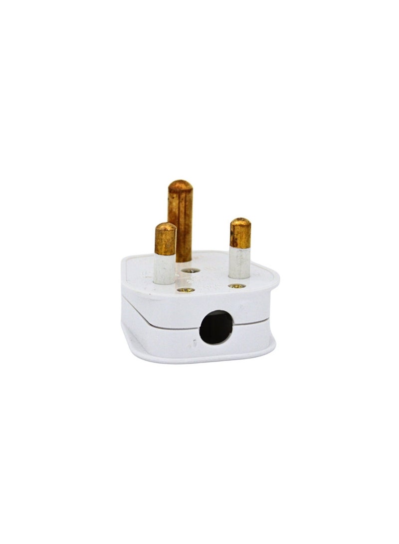 NOVEX NV1153 15A Top Plug, Heavy‑Duty British Standard BS 546/A, Premium White – Safe & Durable Power Plug - Image 4
