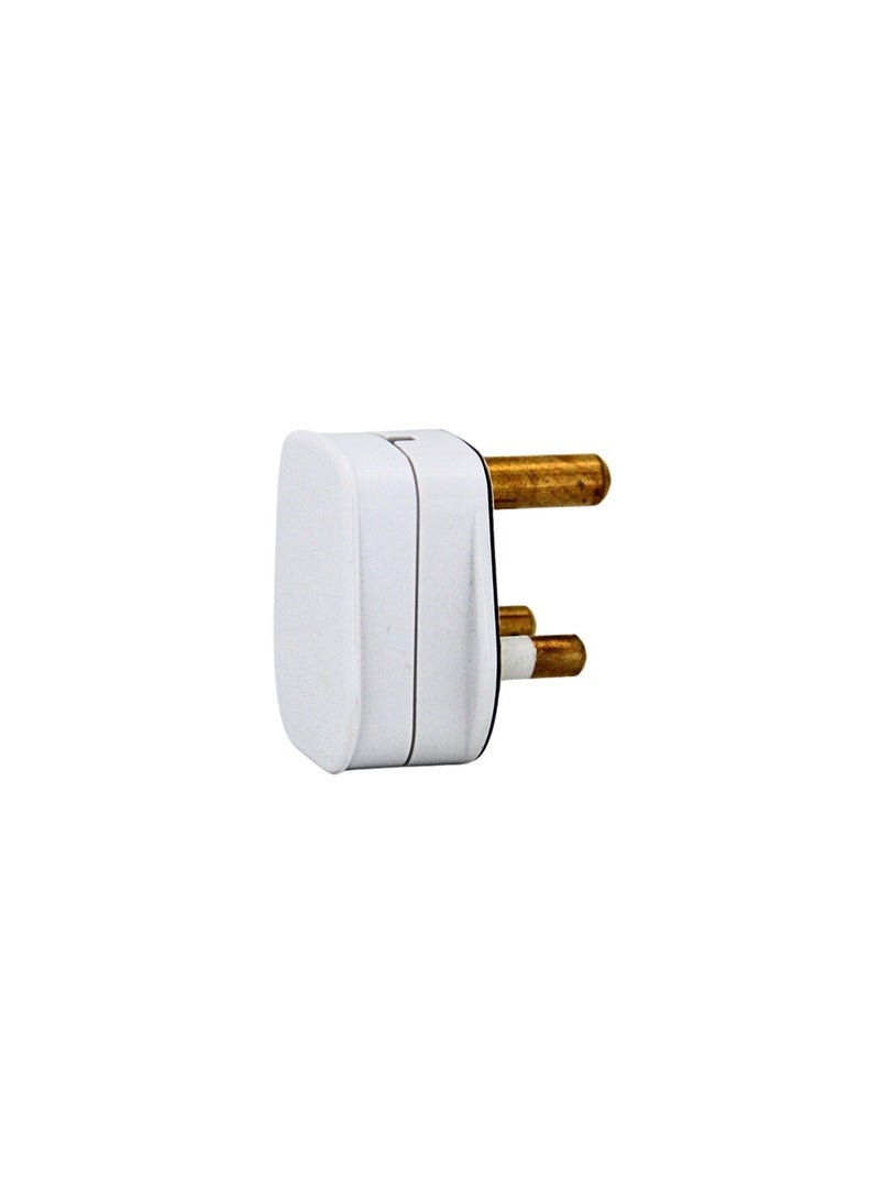 NOVEX NV1153 15A Top Plug, Heavy‑Duty British Standard BS 546/A, Premium White – Safe & Durable Power Plug - Image 2