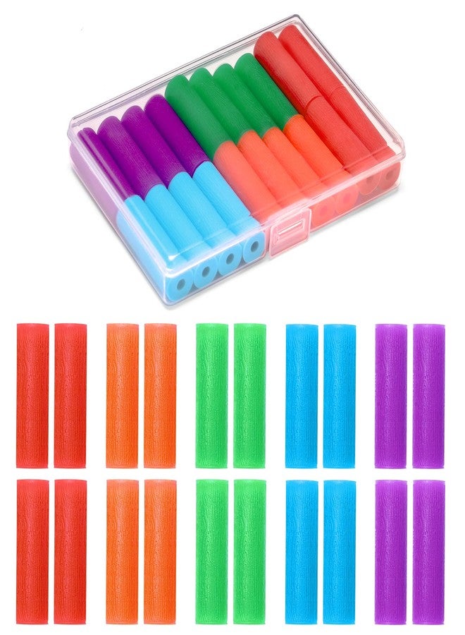 ACSKD 20 Pack Aligner Chew for Invisalign,Soft Silicone Aligner Trays Seaters, Orthodontic Chompers Aligners Accessories (Mix Colors - Image 1