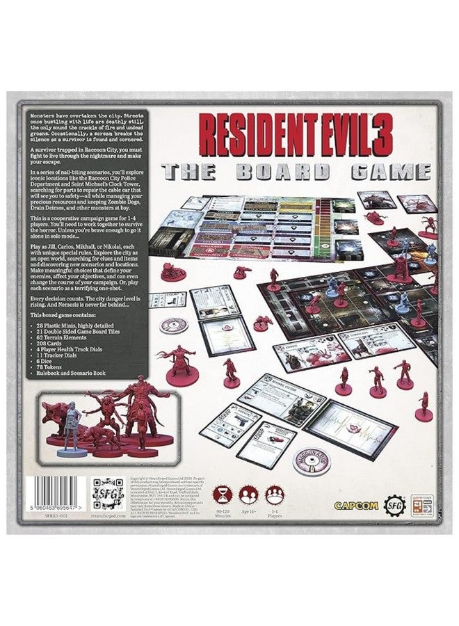 Steamforged Games Resident Evil 3 The Board Game: Core Game - Image 3